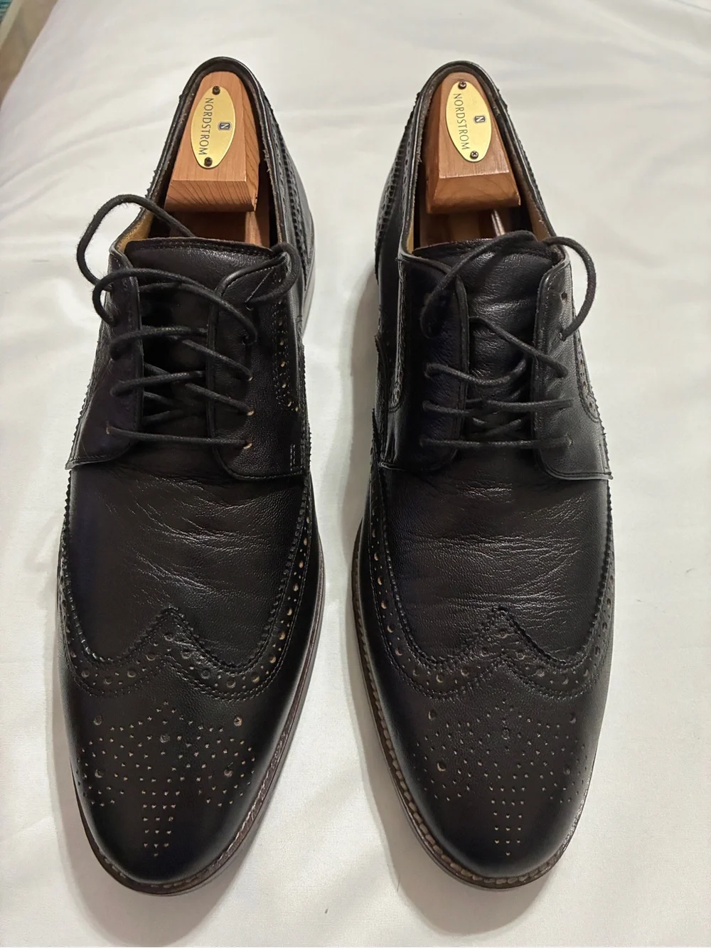 Cole Haan Grand.OS Wingtip Oxford Dress Shoes Men’s Size 12M Black Leather